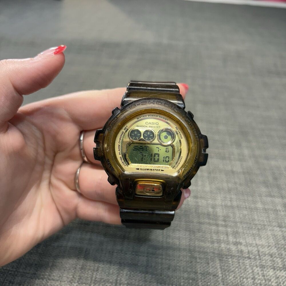 Casio G-SHOCK GD-X6900FB8 Digital Transparent Jelly Brown Gold Quartz Wristwatch